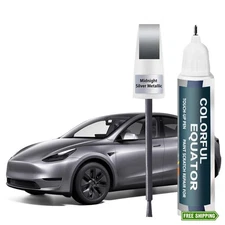 Midnight Silver Metallic Tesla Touch Up Paint Pen, 0.4 fl oz