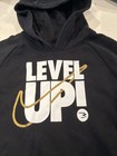 Nike Sweatshirt Level Up Hoodie Pullover Youth XL Swoosh Logo  — photo 2