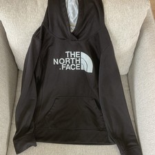 Women's The North Face Black Half Dome Polyester Hoodie Sweatshirt Size M