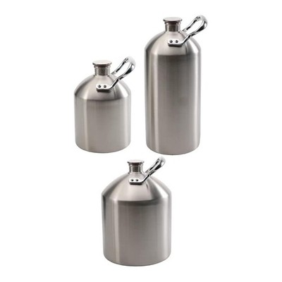 Bierfass 304 Edelstahl Mini Growler Keg Tragbarer Metallbehälter für