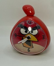 Angry Birds Red Bird Desk Clock Tested and Working
