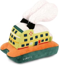 P.L.A.Y. Plush Dog Toy – Sydney Ferry from Canine Commute Collection | Durabl