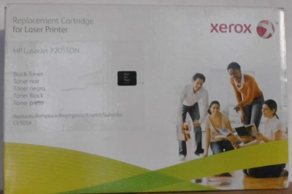 NAGELNEUE XEROX 106R01622 Toner CE255X BLACK für HP LaserJet P301* M52* MFP OVP - Bild 2 von 2