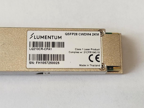 Lumentum LQ210CR-CPA1 QSFP28 100GBASE-CWDM4 1310nm 2km SMF LC