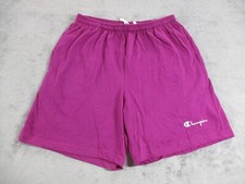 Vintage 80s Champion Purple Sweat Shorts Youth Extra Large Made in USA NWOT