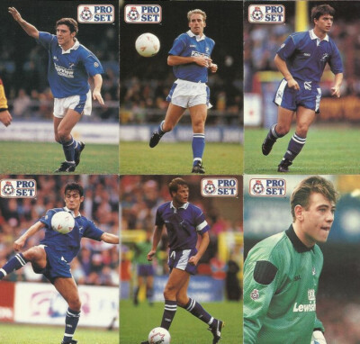Pro Set 1991/92 Millwall FC x 6 Komplettsatz