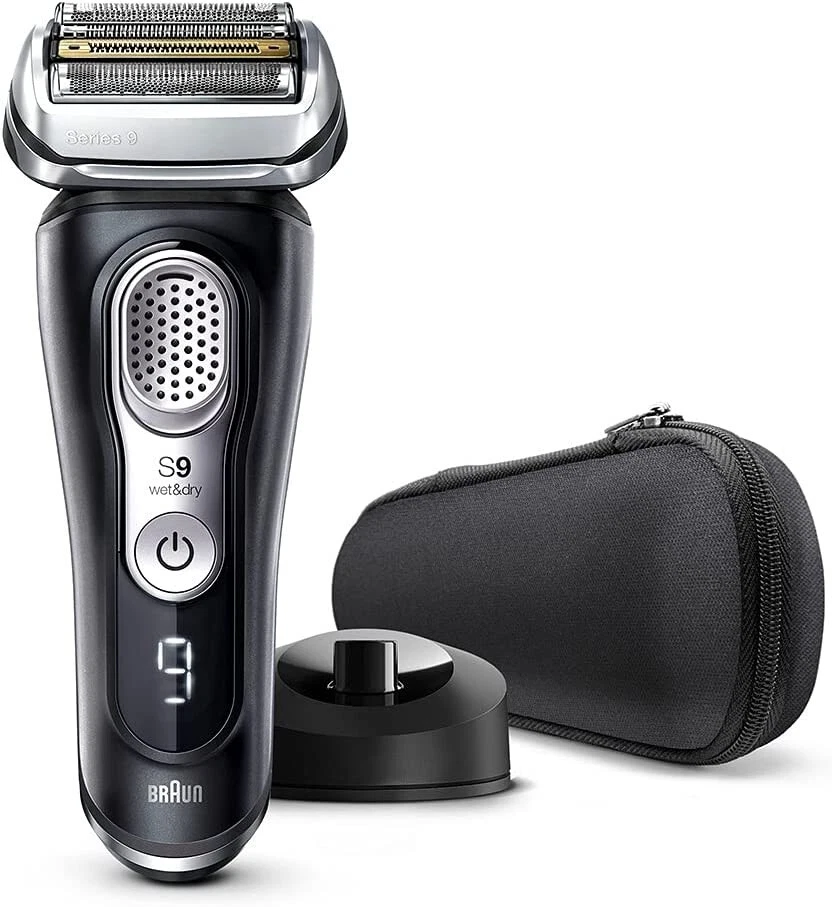Braun Electric Shaver Series 9 9340s-V With Charging Stand Black