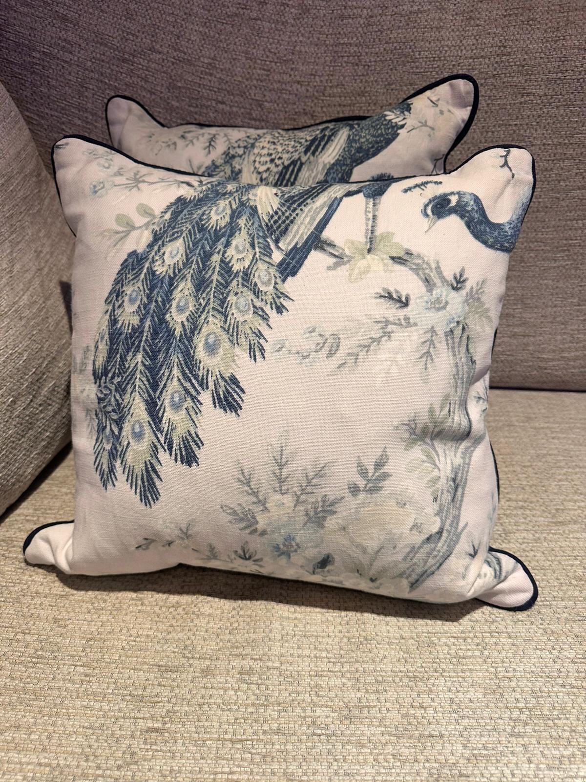 Laura Ashley cushion covers 18 x 18 (pair) eBay