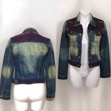 Artisan De Lux Acid Wash Cropped Denim Trucke...
