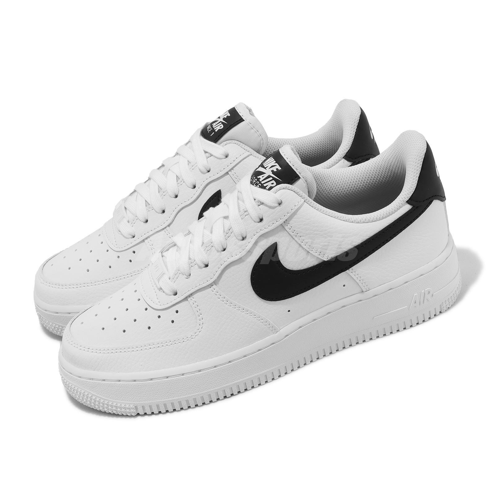 Женская повседневная обувь Nike Wmns Air Force 1 07 AF1, белая, черная, кроссовки DD8959-103