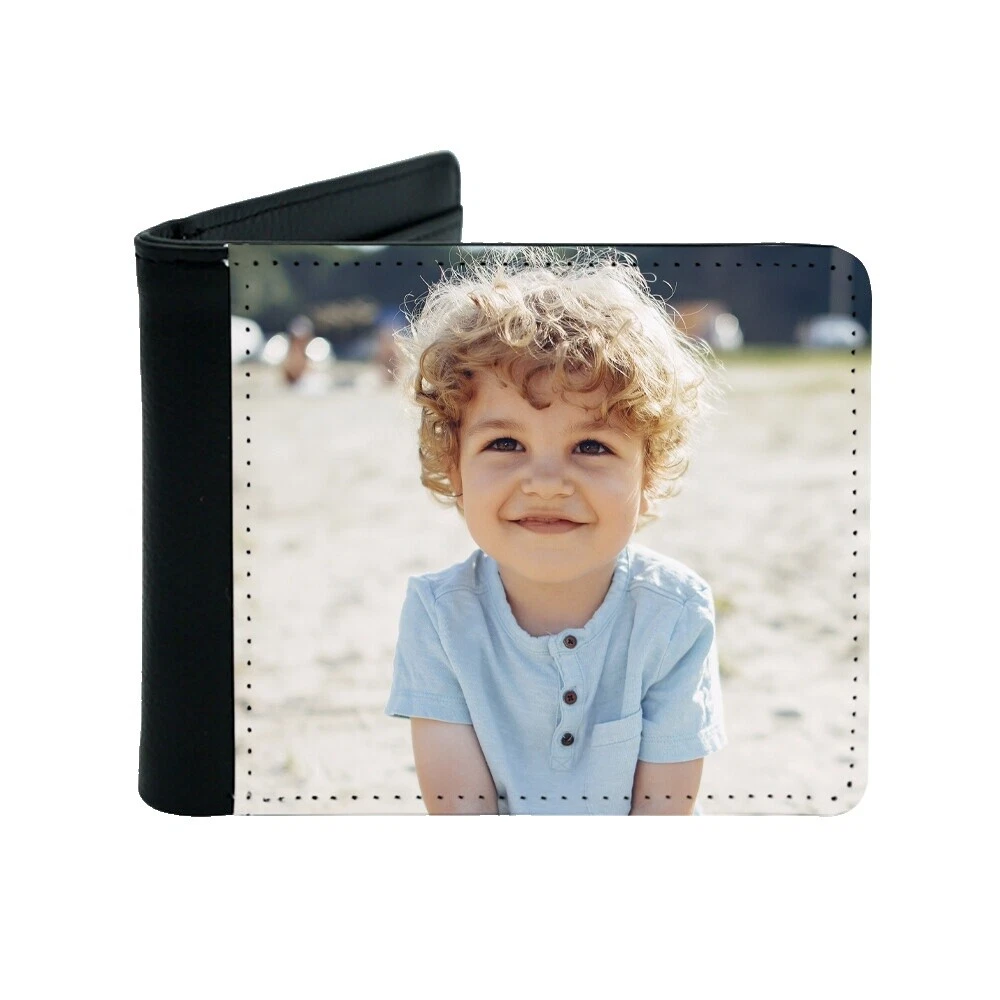 Carteras de Cuero Charol Negro para Hombres