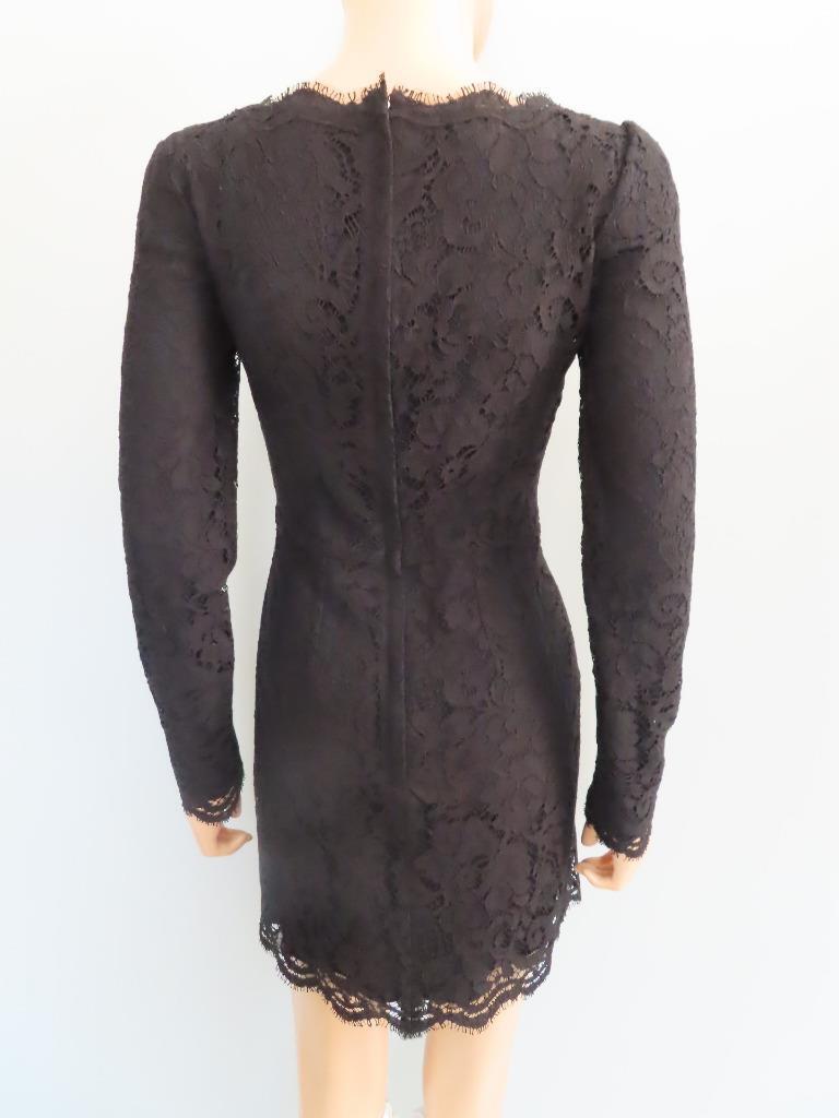 Dolce & Gabbana Black Short Lace Dress Size 38/US 2 $2,595