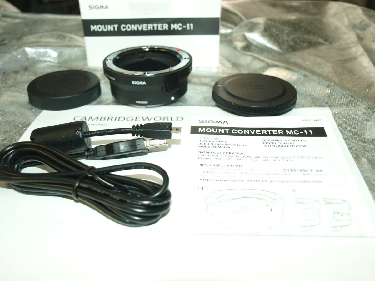 Sigma MC-11 Mount Converter Lens Adapter SIGMA to SONY E NEW in