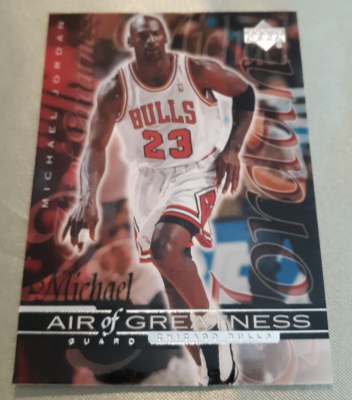 michael jordan air of greatness card