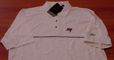 TAMPA BAY BUCCANEERS GOLF POLO SHIRT XL REEBOK
