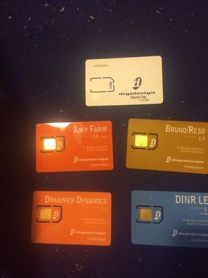 Lot of 5 Avid DigiDesign Plug in iLok Activation Card Reverb Amp Farm DINR 