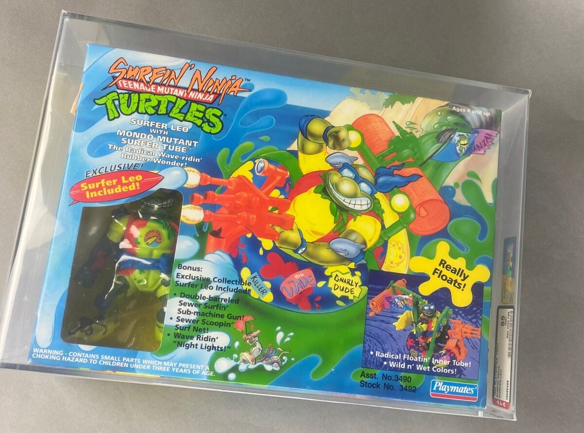 1994 TMNT Turtles Surfin' Ninja Surfer Leo MISB RARE Teenage 1994 TMNT Turtles Surfin' Ninja Surfer Leo MISB RARE Teenage