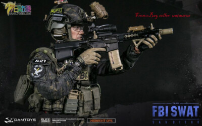 DAMTOYS 1/6 78044B San Diego Midnight Ops FBI SWAT Team Agent