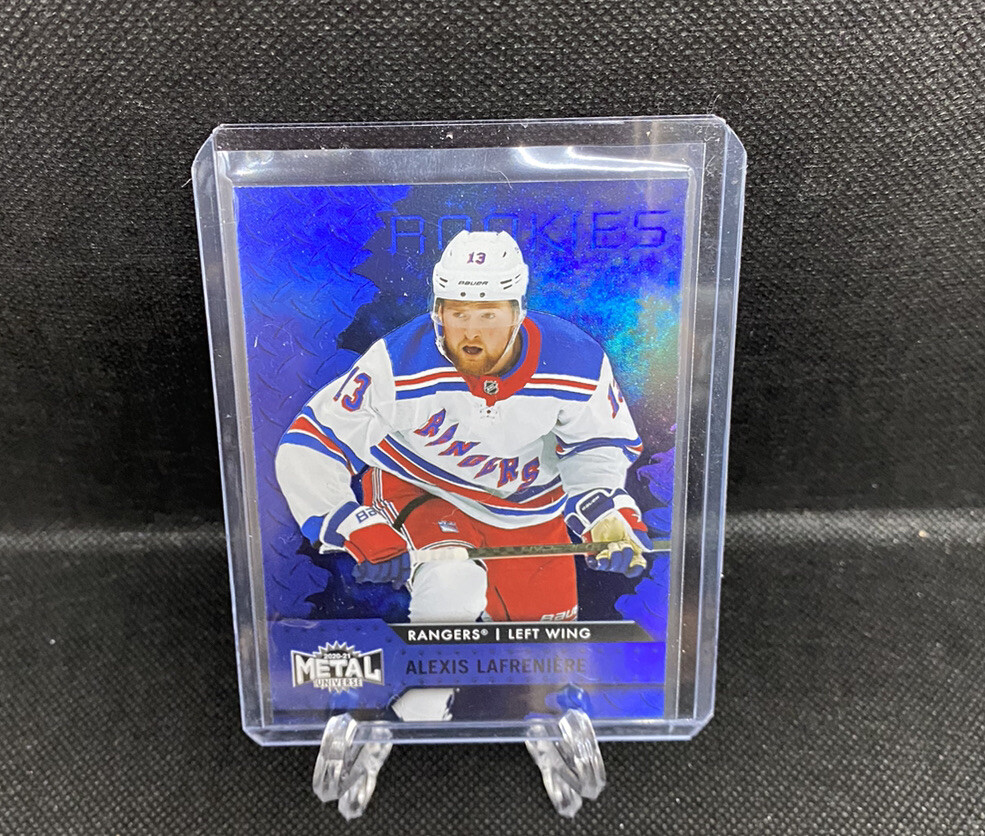 2020 METAL UNIVERSE ALEXIS LAFRENIERE ROOKIE BLUE #150!!