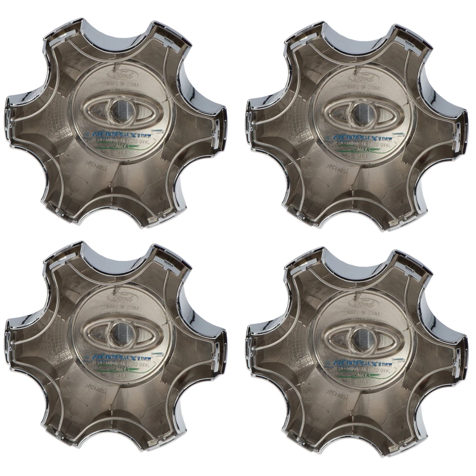 Juego de tapacubos centrales de cubo de rueda KING RANCH OEM NUEVO cromado F-150 Expedition DL3Z1130D Foto 3 de 4