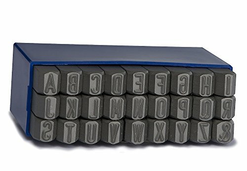 Punzoni a Mano GRAVUREM 101.SR2,5 | Set Lettere A-Z 2,5mm DIN 1451