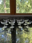 VINTAGE Steuben Glass Shampagne Sherbet Glasses - Set of 8 - 4"D x 4"H