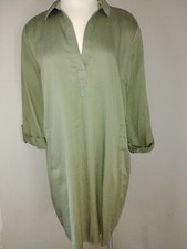 LOFT Outlet By Ann Taylor Green Lounge Dress Size Large