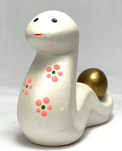 Year of the Snake Chopstick Rest Hashioki Protecting Hoju Gold Jewel