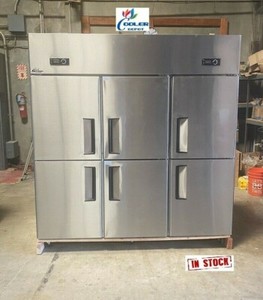 New Commercial 6 Door Refrigerator Freezer Combo Restaurant Kitchen Model Al46 Ebay