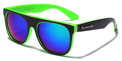 Biohazard Flat Top Mirror Lens Sunglasses for Men Women Retro Outdoor Sports New - 第 8/9 張圖片