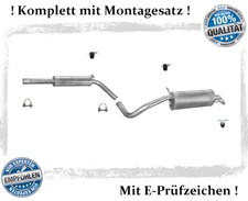 Endschalldämpfer für Skoda Fabia I Kombi 6Y5 1.9 TDI SDI Auspuff Montagesatz