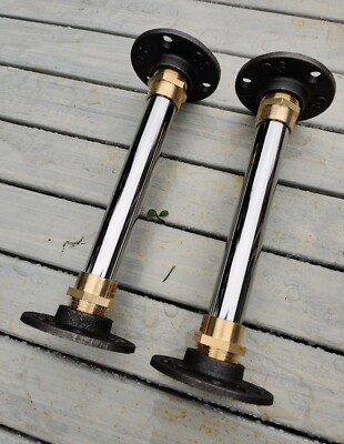 Industrie Design CHROMBESCHICHTETE Kupferrohrständer (15 mm & 22 mm Rohr)