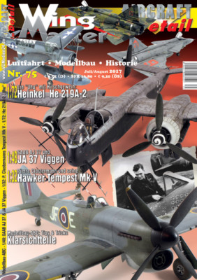 Wingmaster Nr 75 Luftfahrt Modellbau Historie Flugzeug Heinkel Saab Clostermann