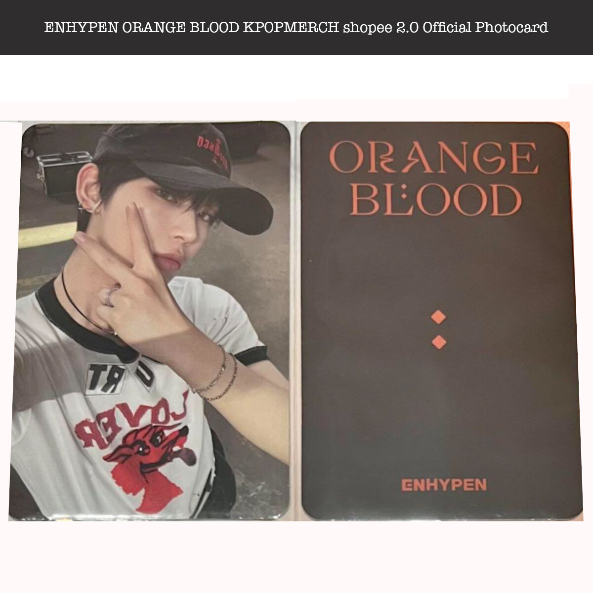 ENHYPEN ORANGE BLOOD Kpopmerch Shopee 2nd Video Call Official