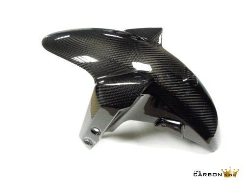 YAMAHA MT09/FZ09/TRACER 900GT CARBON FRONT MUDGUARD IN TWILL GLOSS WEAVE FENDER - Image 2 of 3