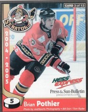 Brian Pothier 2004-05 Binghamton Senators Hess