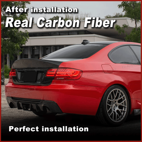 Carbon Heckklappe Kofferraum Deckel Kofferraumdeckel für BMW 3ER E92 325i 08-11 - Bild 2 von 11