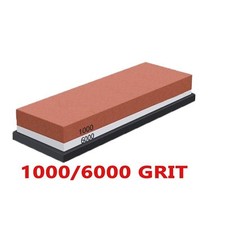 Dual Whetstone Waterstone Knife Sharpening Water Wet Stone Sharpener 1000&6000
