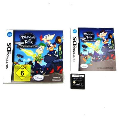 Nintendo DS Phineas und Ferb Quer Durch die 2. Dimension in OVP mit Anleitung