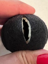 160 Black Precut Pre-Cut Tennis Ball Chair Glides - Bulk Pricing- Heavy Duty 