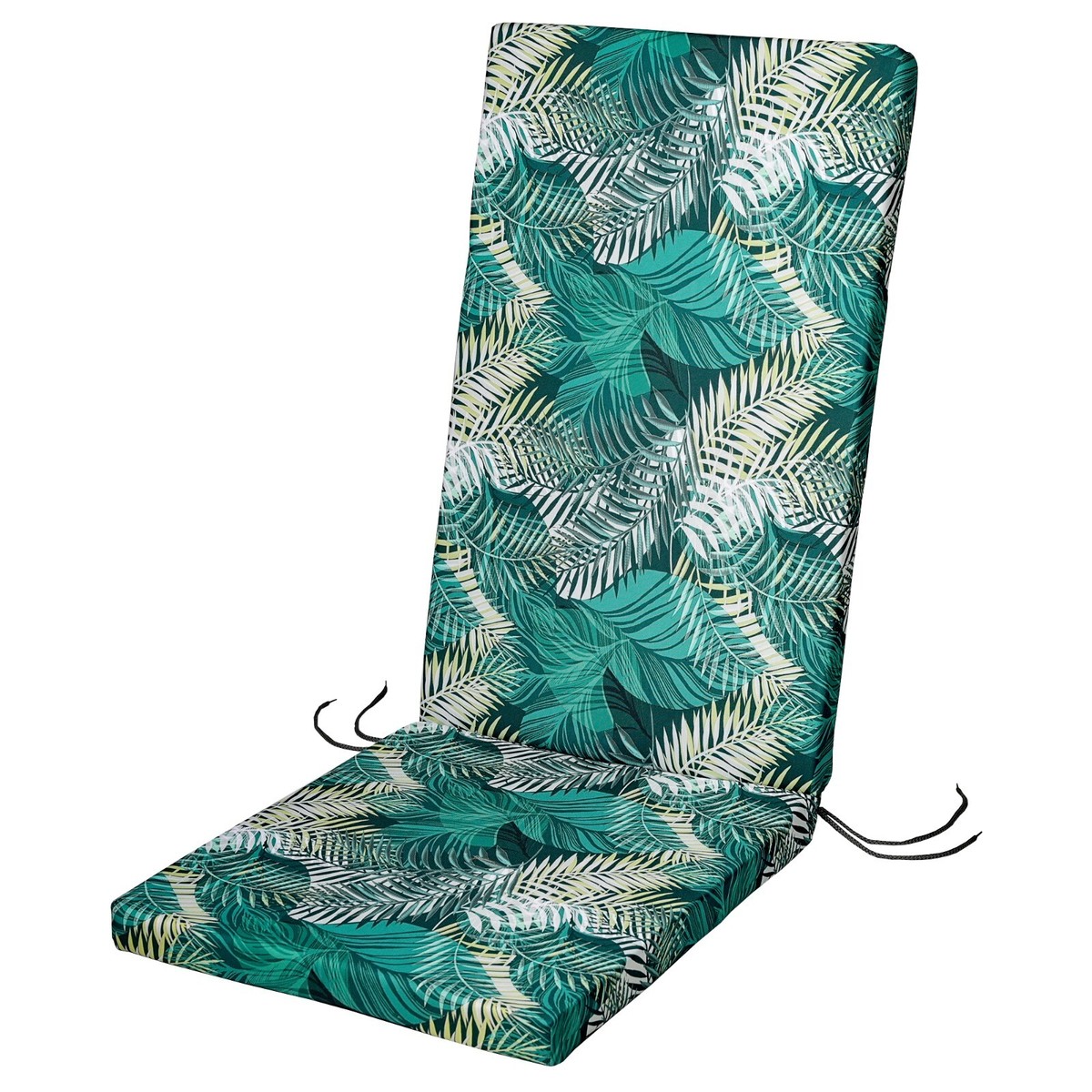 High Back Chair Green Outdoor Seat Cushions WATERPROOF High Back