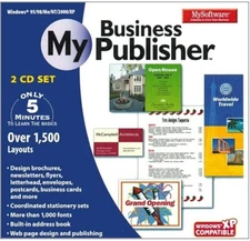 My Business Publisher Windows 95/98/Me/NT/2000/XP Compatible 2 CD Set