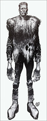 Famous Monsters Frankenstein 1962 Poster (14 X 36)  14BMB432