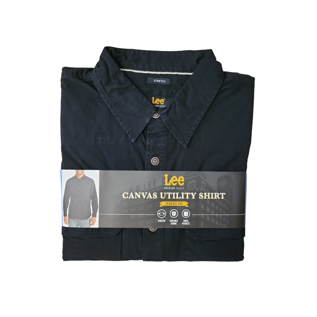 Lee Long Sleeve Black Shirts for Men for sale | eBay