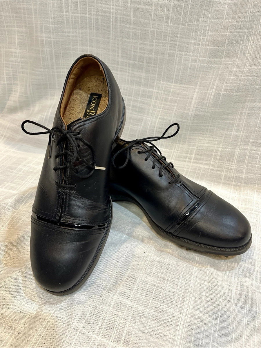 FootJoy Classic Spikeless Golf‎ Shoes Oxford Black Leather Men’s Size 9.5 s-l400.jpg main image 4