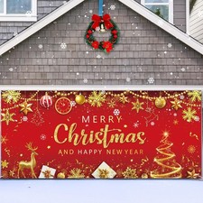 Christmas Garage Door Cover Garage Door Banner Decorations Outdoor Large Chri...