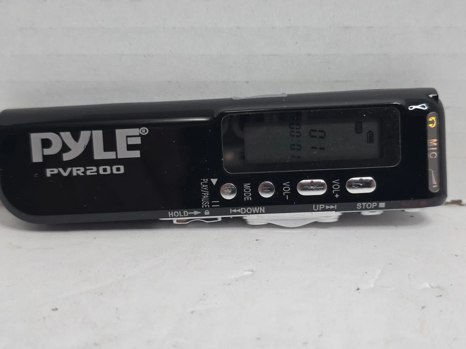 Pyle PVR200 Digital Voice Recorder with 4GB Built-in Memory Manual And Cord - Image 3 of 4