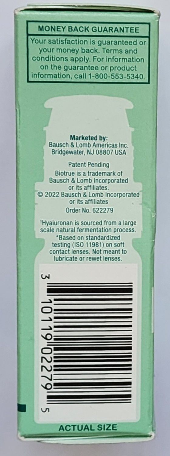 Bio true Hydration Boost Eye Drops For Irritation (10 Ml),  2 Pack EXP 08/01/27