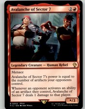 Avalanche of Sector 7 53 Rare Commander: FINAL FANTASY Magic: The Gathering NM