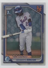 2024 Bowman Chrome Prospects Refractor 425/499 Heriberto Rincon #BCP-172 hn8